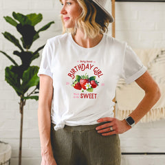 Berry Sweet Birthday Girl Jumper Cute Strawberry Sweatshirt Gift for Her Fun Birthday Outfit 13th 15th 16th 17th 18th 21st