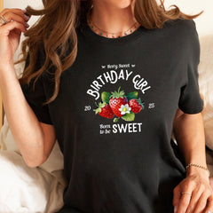 Berry Sweet Birthday Girl Jumper Cute Strawberry Sweatshirt Gift for Her Fun Birthday Outfit 13th 15th 16th 17th 18th 21st