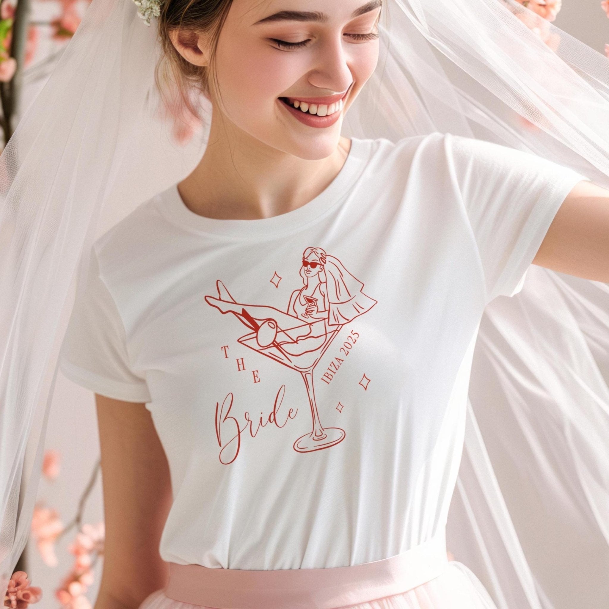 Bride Hen Party T-Shirts Custom Destination Bride Shirts for Hen Weekend or Bridal Crew Bride to - be Tshirt