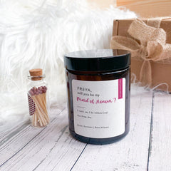 Bridesmaid Proposal Candle Gift Set With Mini Matches Will You Be My Bridesmaid Maid Of Honour Flower Girl