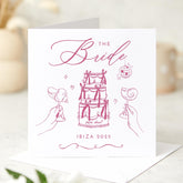 Card for Bride with a Place Fun Hen Party or Bridal Shower Card Girls Trip Hen Weekend Invitation