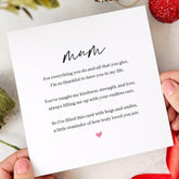 Card for Mum Heartfelt Message for Mummy Thoughtful Gift for Her Mother's Day Mum's Birthday Card for Mum Appreciation Keepsake Card