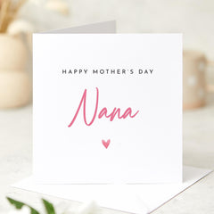 Card for Nana Mother's Day Card for Nana Thoughtful Gift for Nana Heartfelt Appreciation Keepsake Card Special Grandmother Happy Mothers Day
