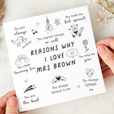 Card for Teacher Personalised Thank You Teacher Card Gift for Nursery Primary or Reception from Child End of Term or Teacher’s Day Card