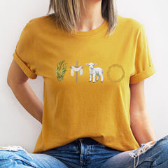 Christian Easter T-Shirt for Women – Religious Top for Mum, Grandma, Sister or Friend