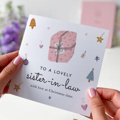 Christmas Card For Sister In Law Merry Christmas To A Special Sister - In - Law Card Cute Gift Card For Her Xmas Card Christmas