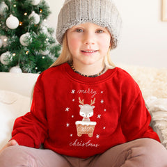 Christmas Kids Jumper Cute Sweatshirt for Adult Child Boy Girl