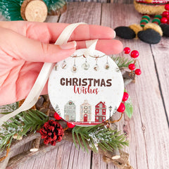 Christmas Wishes Ornament Gift for Her Him Perfect Christmas Gift for Friend Colleague Mum Dad Boss Neighbour Uncle Grandpa Grandma
