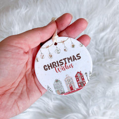 Christmas Wishes Ornament Gift for Her Him Perfect Christmas Gift for Friend Colleague Mum Dad Boss Neighbour Uncle Grandpa Grandma