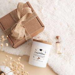 Congratulations On Your Graduation Scented Candle With Text University Personalised Class Of 2024 Gift For Her Him
