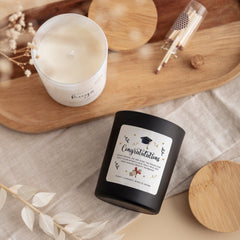 Congratulations On Your Graduation Scented Candle With Text University Personalised Class Of 2024 Gift For Her Him