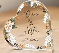 Couples Keepsake Custom Gift Partner Fiancé Newlyweds Housewarming Wedding Engagement Valentine's Day Christmas Romantic Gift for Him Her