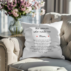 Cushion Gift for Mum Mother's Day Birthday Christmas Sentimental Home Decor for Mummy from Daughter Son