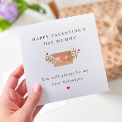 Cute Valentine's Day Card for Mummy First Valentine's Keepsake Thoughtful and Heartfelt Card for Mum You will always be my 1st Valentine