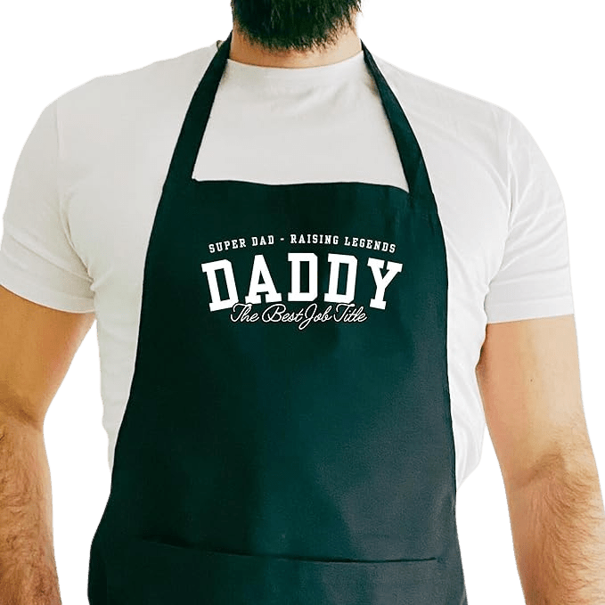 Daddy Apron Gift for Dad Raising Legends BBQ Apron Father’s Day Gift from Kids Super Dad Cooking Gift Barbecue Lover Gift
