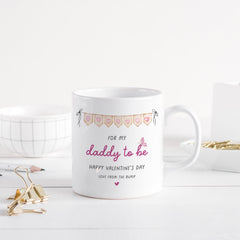 Daddy to Be Valentine’s Day Gift Mug from the Bump