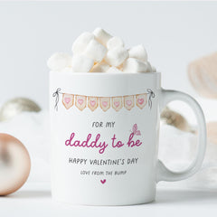 Daddy to Be Valentine’s Day Gift Mug from the Bump