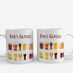 Dad's glasses mug, Funny gift for dad, Father's Day, Daughter/Son gift, Christmas, Keepsake