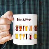 Dad's glasses mug, Funny gift for dad, Father's Day, Daughter/Son gift, Christmas, Keepsake