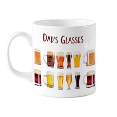 Dad's glasses mug, Funny gift for dad, Father's Day, Daughter/Son gift, Christmas, Keepsake