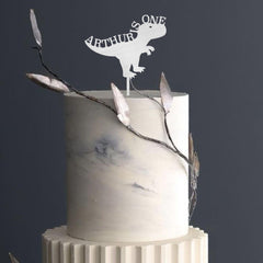Dinosaur Themed Kids Birthday Cake Topper with Name I am One Kids Party Decor Custom First Birthday 1st One Boy Girl 2nd 3rd 4th 5th 6th 7th