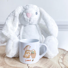 Easter Bunny Mug Name Gift for Nephew Niece Grandson Granddaughter Son Daughter Rabbit Present First Easter