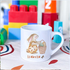 Easter Bunny Mug Name Gift for Nephew Niece Grandson Granddaughter Son Daughter Rabbit Present First Easter