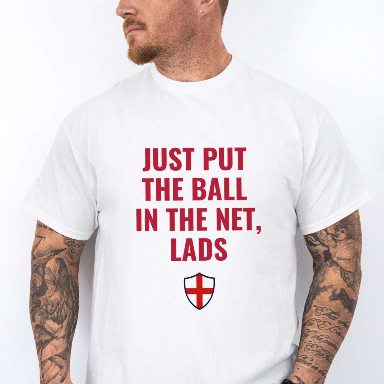 England Fan T Shirt Funny Football Quote Tee Three Lions Match Day Supporter Gift