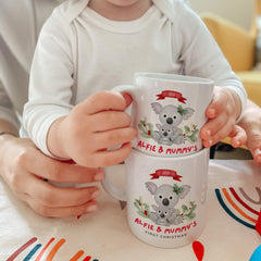 First Christmas Mug Set for Mum and Child – Cute Design – Matching Mummy and Me Festive Mug Gift – Xmas Keepsake