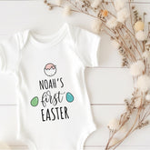 First Easter Baby Bodysuit - Gift for Son, Daughter, Grandchild, Niece or Nephew – Custom Name Outfit