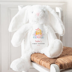 First Easter Soft Toy - Personalised Gift with Name - Plush Toy Keepsake for Baby Boy or Girl