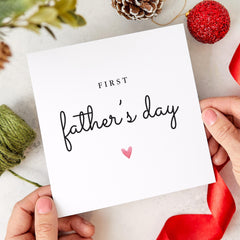 First Father’s Day Card for Dad from Baby or The Bump 1st Fathers Day Keepsake for New Daddy Dada