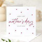 First Mother's Day as My Nana Card Thoughtful Gift for Nana Heartfelt Keepsake Card for New Grandmother Special 1st Mothers Day Card