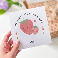 First Mothers Day Card Cute Mummy Baby Design Personalised New Mum Card Our 1st Mothers Day Gift from Baby Adorable Mum and Baby Card Mama