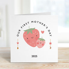 First Mothers Day Card Cute Mummy Baby Design Personalised New Mum Card Our 1st Mothers Day Gift from Baby Adorable Mum and Baby Card Mama