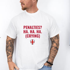 Funny England Football T Shirt Match Day Gift for England Fans and Supporters