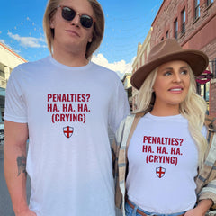 Funny England Football T Shirt Match Day Gift for England Fans and Supporters