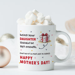 Funny Mum Mug Mother's Day Gift from Daughter Son Cute Coffee Cup Birthday Present for Mummy Keepsake Gift