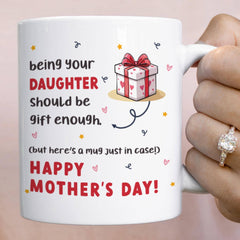 Funny Mum Mug Mother's Day Gift from Daughter Son Cute Coffee Cup Birthday Present for Mummy Keepsake Gift