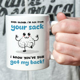 Funny step - dad mug Even though i'm not from your sack. Father's Day gift for stepdad Funny Christmas birthday present Step Dad Step Father