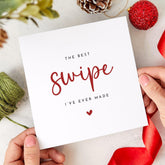 Funny Valentine's Day Card for Boyfriend Girlfriend The Best Swipe I've Ever Made Online Dating Anniversary Card for Him Her Love Gift