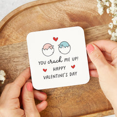 Funny Valentine’s Day Gift – You Crack Me Up Coffee Mug