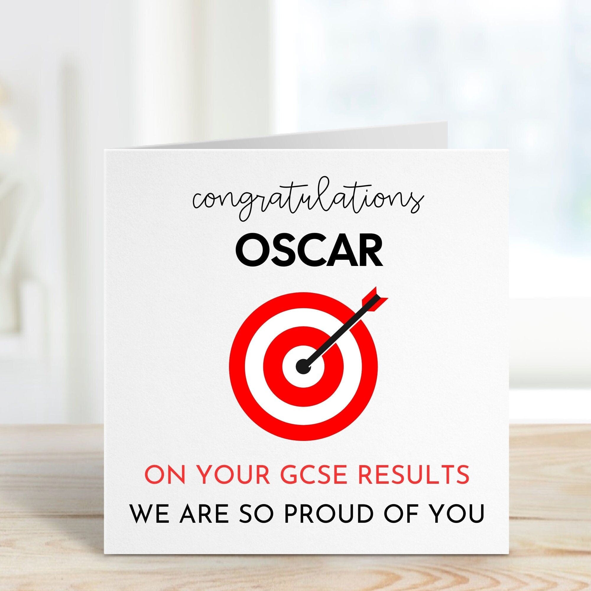 Gcse Result Day Card Congratulations Card With Name Gift Card For Her Him Personalised On Your Gcse Result Son Daughter Nephew Niece