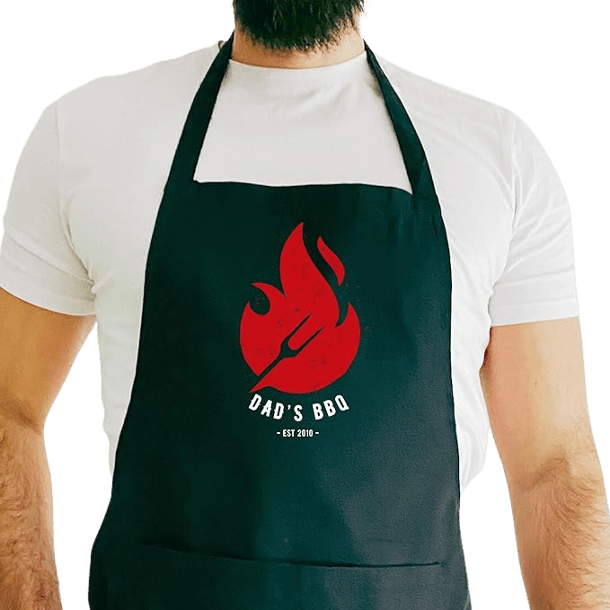 Gift for Him BBQ Apron for Dad Uncle Grandad New Daddy Birthday Christmas Father’s Day Personalised Keepsake Grill Apron Barbecue Lover