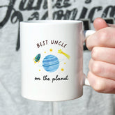Gift for Uncle Best Uncle on the Planet Mug Gift from Niece or Nephew Father's Day Birthday Christmas Keepsake Funny Coffee Cup for Uncle