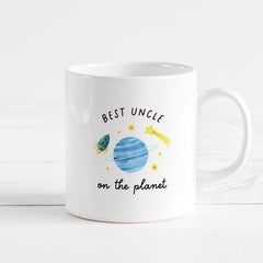 Gift for Uncle Best Uncle on the Planet Mug Gift from Niece or Nephew Father's Day Birthday Christmas Keepsake Funny Coffee Cup for Uncle
