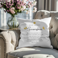 Grandma Cushion Gift Nana Granny Birthday Christmas Mother's Day Sentimental Home Decor from Grandchild