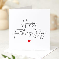 Happy Father’s Day Card Elegant Modern Minimal Design for Dad Grandad Grandpa Uncle Pops Papa