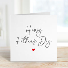 Happy Father’s Day Card Elegant Modern Minimal Design for Dad Grandad Grandpa Uncle Pops Papa