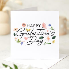 Happy Galentine's Day Card Cute and Floral Greeting Card for Best Friends Sisters, or Your Favourite Ladies